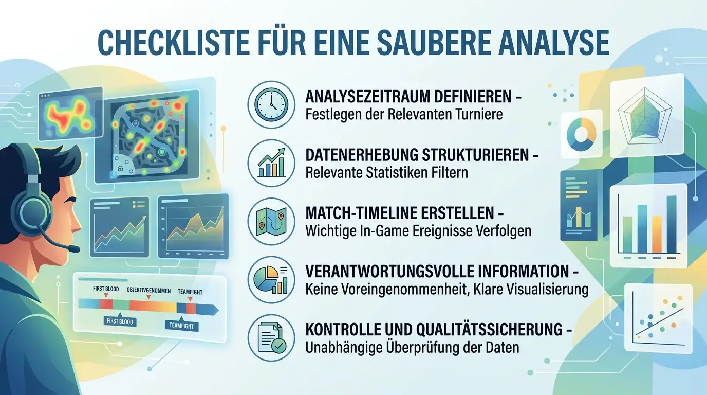 Checkliste für eine saubere Analyse