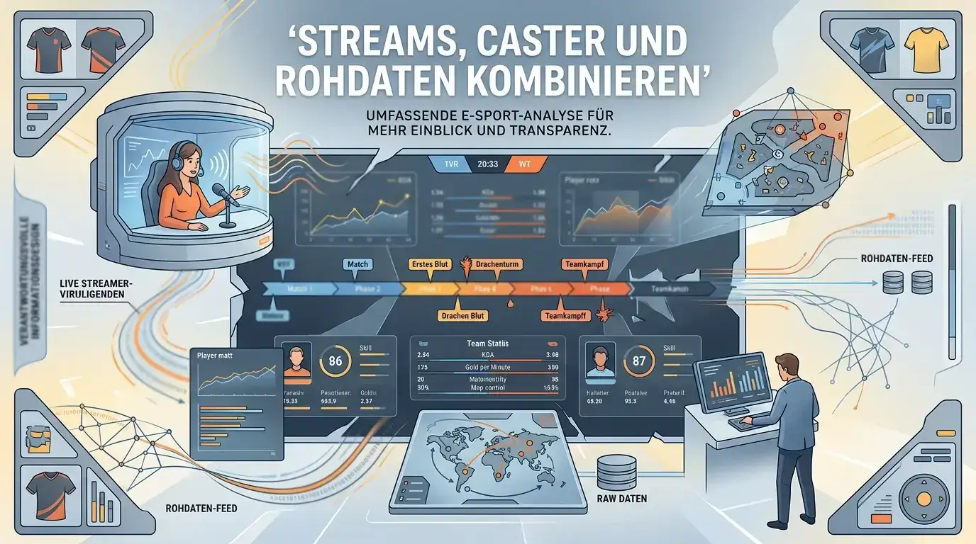Streams, Caster und Rohdaten kombinieren